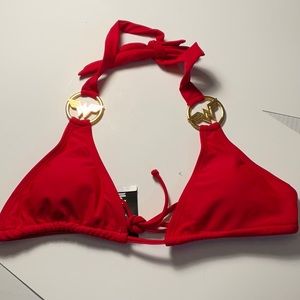 B4 Hot Topic DC Comics Wonder Woman Red Bikini Swim Top Size XS S M